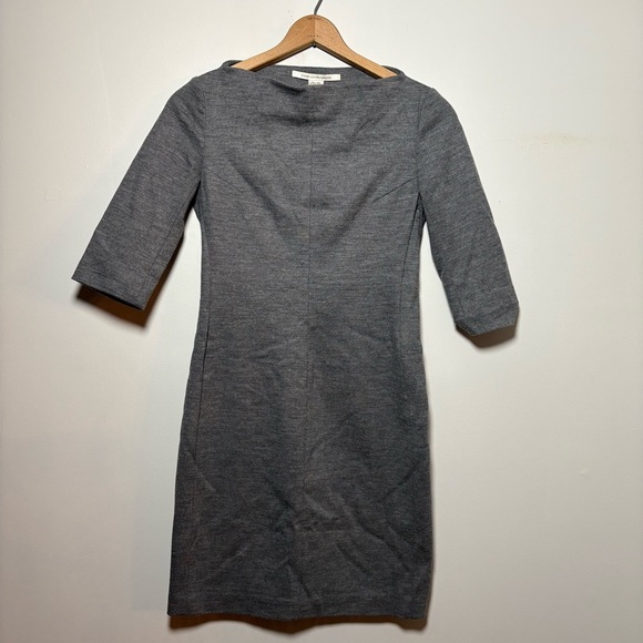 Diane Von Furstenberg Dresses & Skirts - Diane von Furstenberg Gray Wool Sheath Dress Quiet Luxury Minimalist Size 4